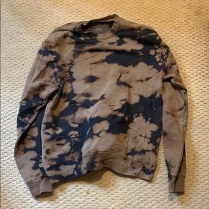 bleach dye sweatshirt
